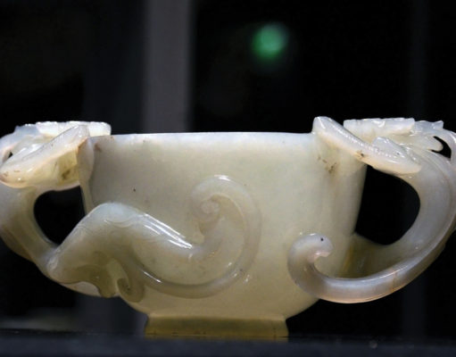 The Many Faces of Jade in Western Jewelry Mazarin jade (nephrite) cup. Musée Guimet, Paris.