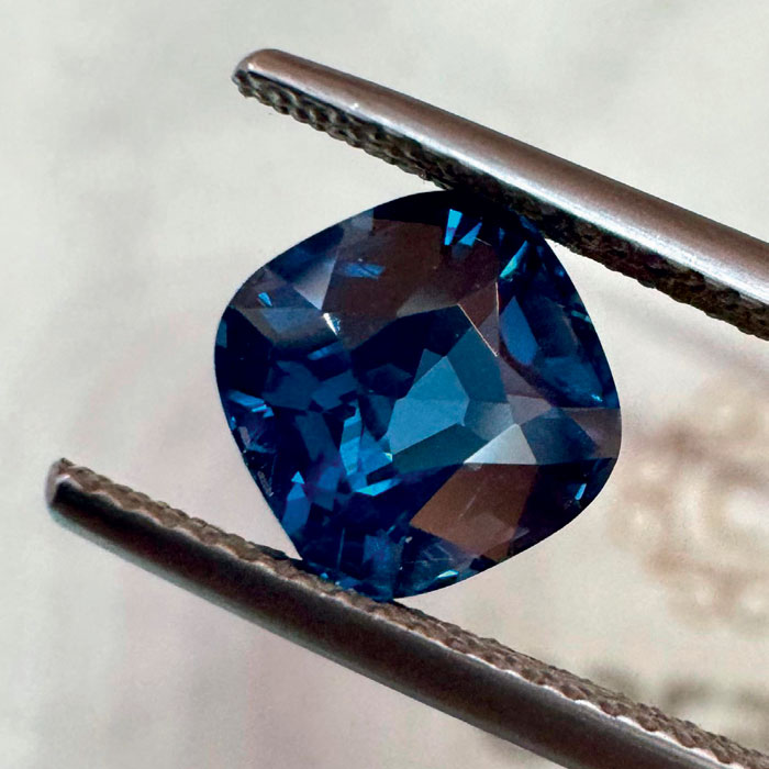 Cobalt spinel from Tanzania.
