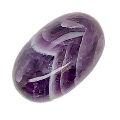 Low grade amethysts with angular growth lines.