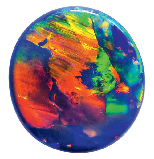 10.71ct Lightning Ridge Black opal.