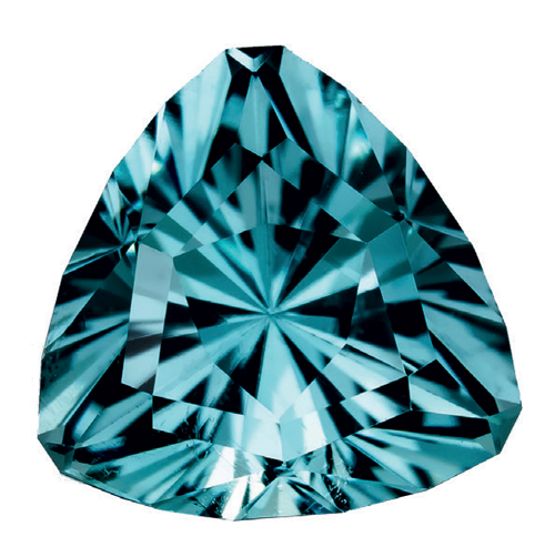 Natural tourmaline from Afghanistan,in her 'Flux Capacitor'Design.(Photo: Jordan Wilkins)