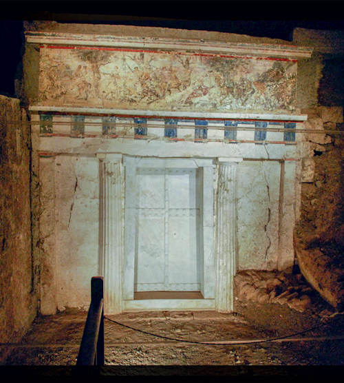 On the Pre-Conference Excursion, particpants visited the tomb of Philip II of Macedon, the father of Alexander the Great, located in Vergina (Photo:  Panegyrics of Granovetter, Wikimedia Commons, CC BY-SA 2.0)